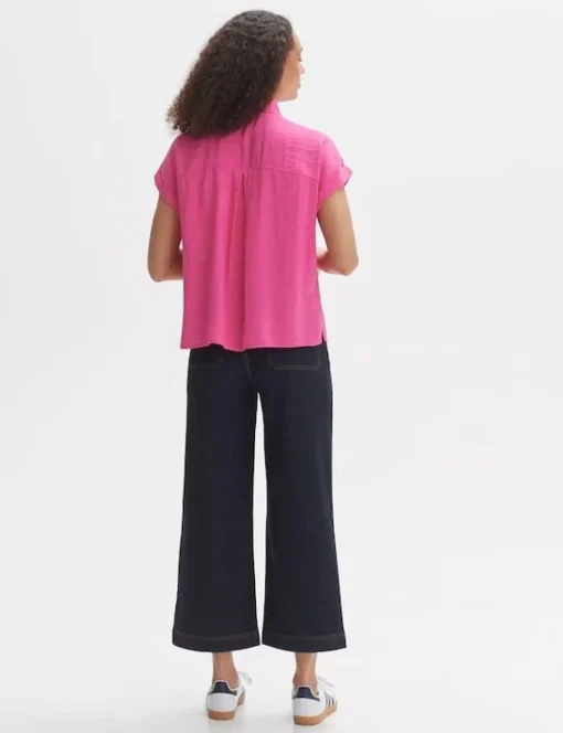 Opus blouse 10300111503100 Roze Online