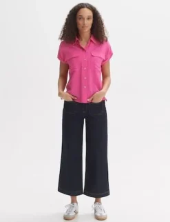 Opus blouse 10300111503100 Roze Online