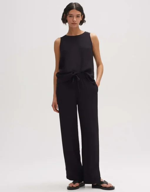 Opus blouse 1017704383189 Zwart Sale