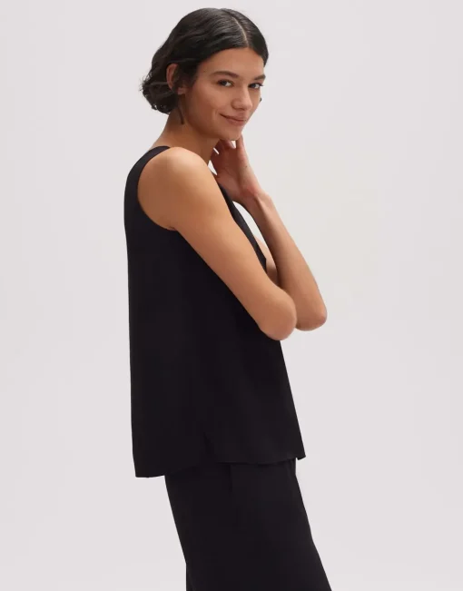 Opus blouse 1017704383189 Zwart Sale