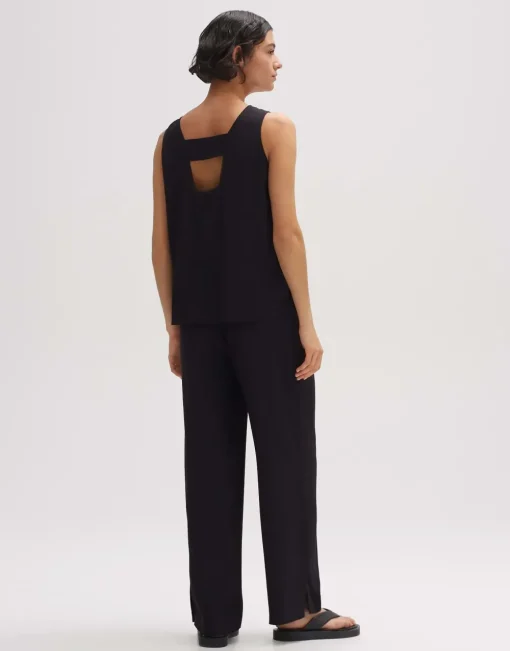 Opus blouse 1017704383189 Zwart Sale