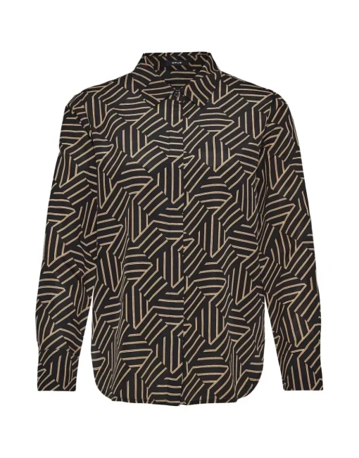Opus blouse 10007210959147 Zwart Discount