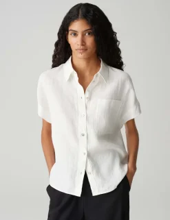 Opus blouse 10417510671100 Offwhite Hot