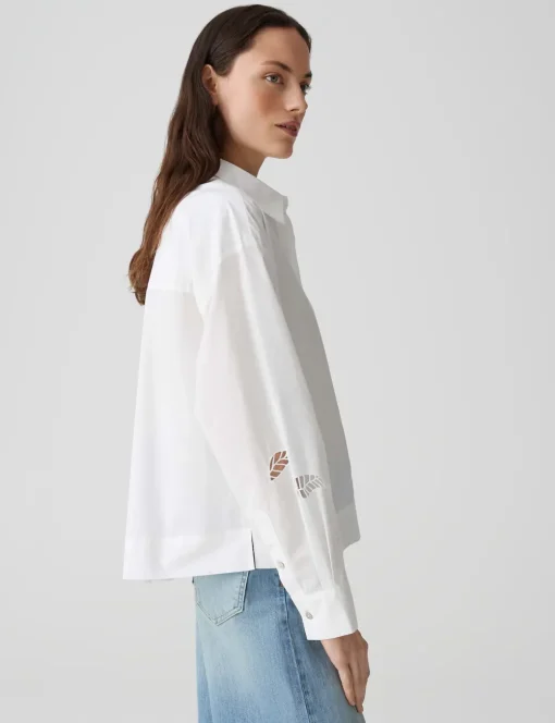 Opus blouse 10399413068316 Wit Outlet