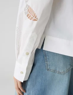 Opus blouse 10399413068316 Wit Outlet