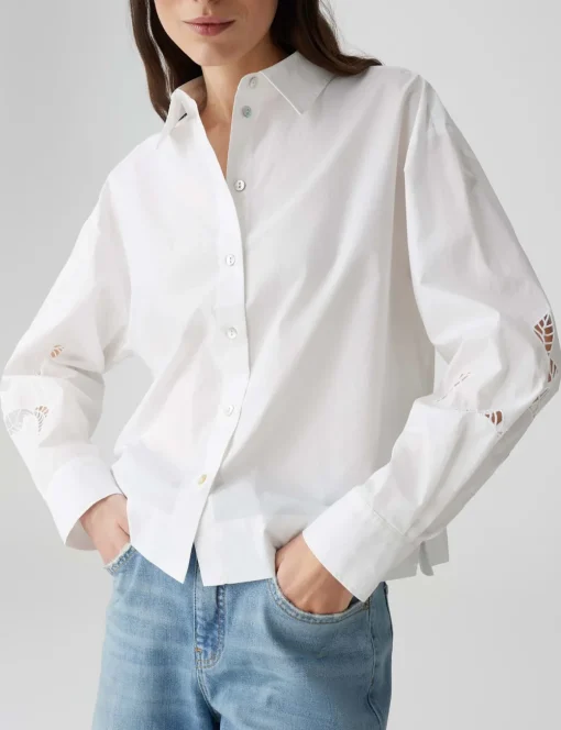 Opus blouse 10399413068316 Wit Outlet
