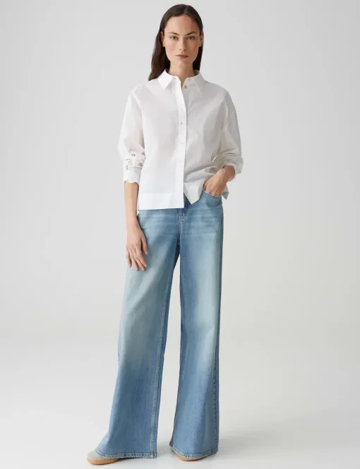 Opus blouse 10399413068316 Wit Outlet