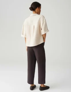 Opus blouse 10403413096344 Beige Discount