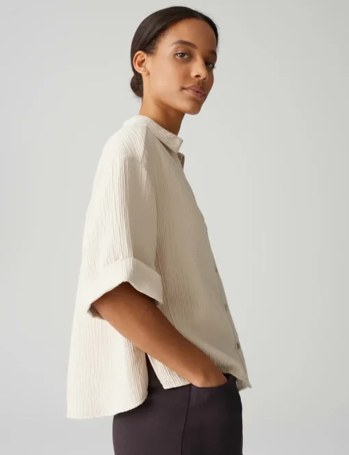 Opus blouse 10403413096344 Beige Discount