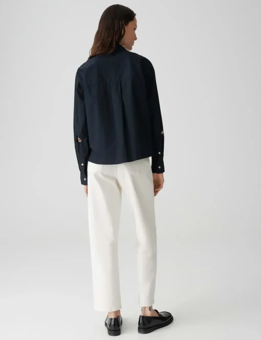 Opus blouse 10399413068316 Zwart Discount