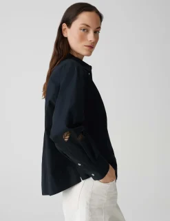 Opus blouse 10399413068316 Zwart Discount