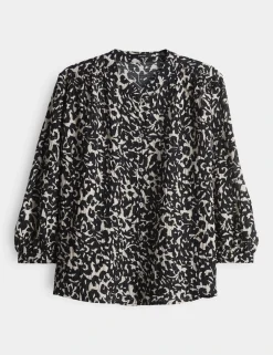 Opus blouse 10397513054100 Zwart Sale