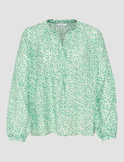 Opus blouse 10163311273185 Groen Sale