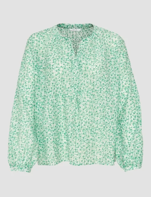 Opus blouse 10163311273185 Groen Sale