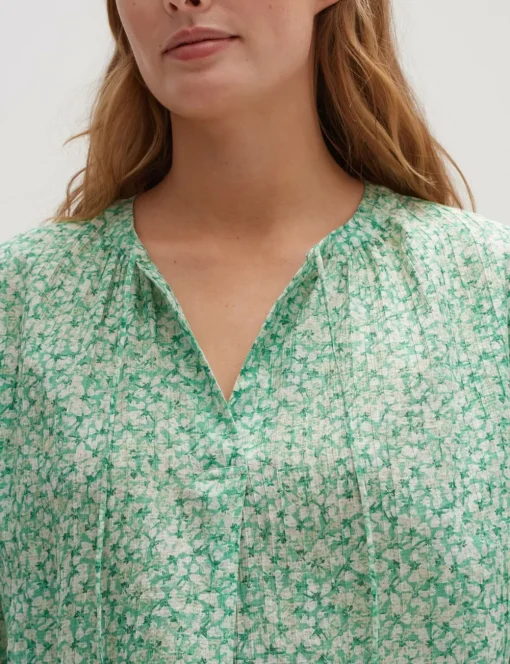 Opus blouse 10163311273185 Groen Sale