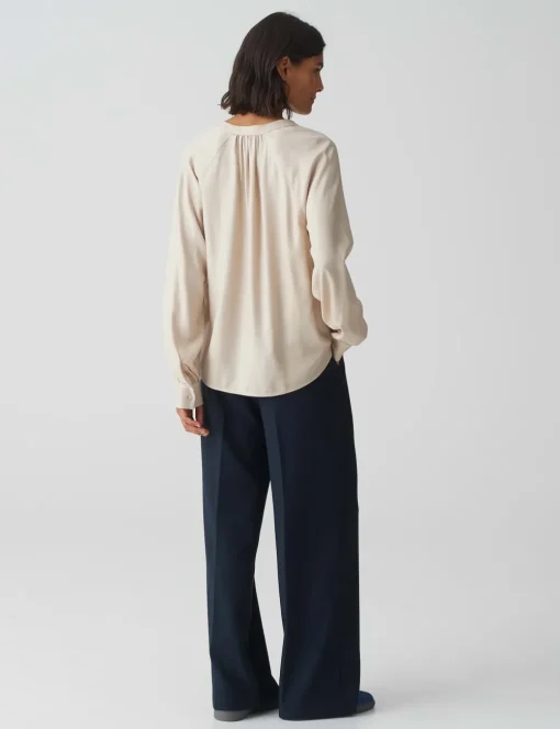 Opus blouse 10370812888100 Beige Outlet