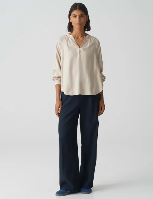 Opus blouse 10370812888100 Beige Outlet