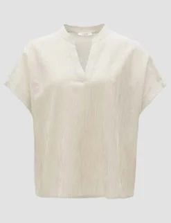 Opus blouse 1028435730100 Beige Online