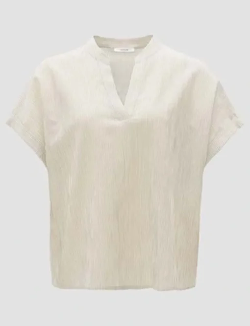Opus blouse 1028435730100 Beige Online