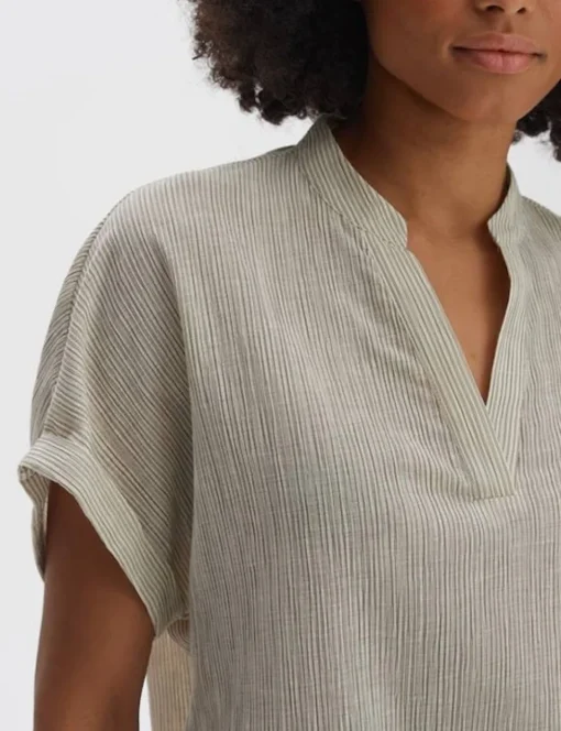 Opus blouse 1028435730100 Beige Online