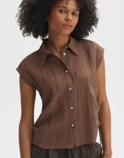 Opus blouse 10285412273258 Bruin Clearance