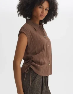 Opus blouse 10285412273258 Bruin Clearance