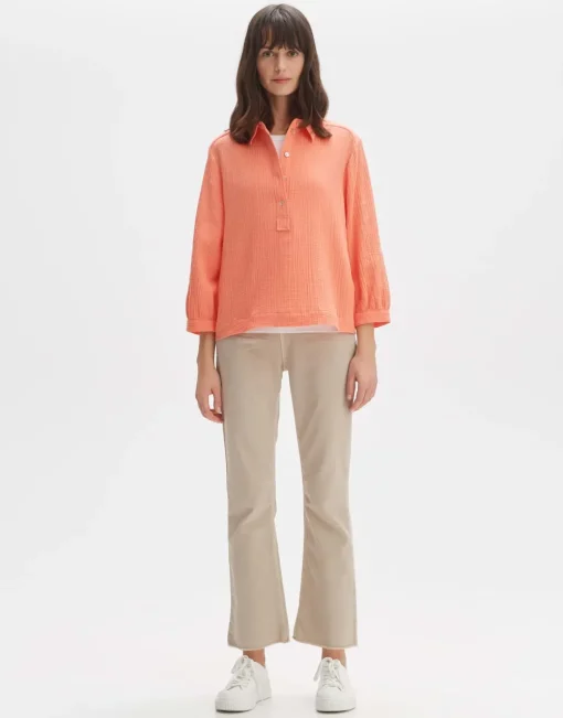 Opus blouse 10271310379100 Roze Online