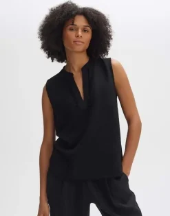 Opus blouse 10284712268258 Zwart Fashion