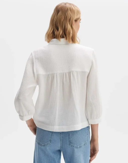 Opus blouse 10271310379100 Offwhite Online