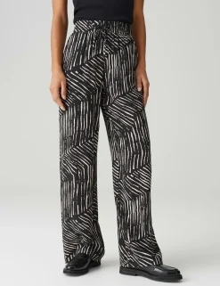 Opus broek 10420113199360 Zwart Hot