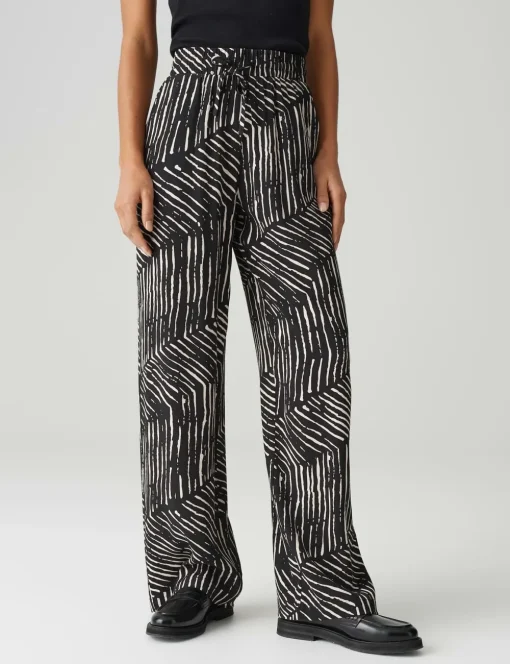Opus broek 10420113199360 Zwart Hot