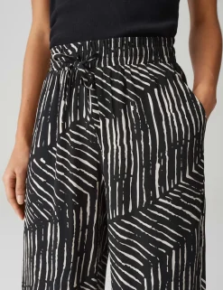 Opus broek 10420113199360 Zwart Hot