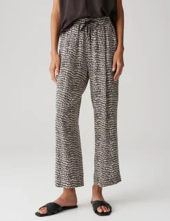 Opus broek 10423613191100 Donker Bruin Hot