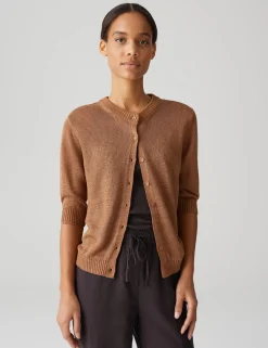 Opus gebreid vest 1041685761317 Geel Hot