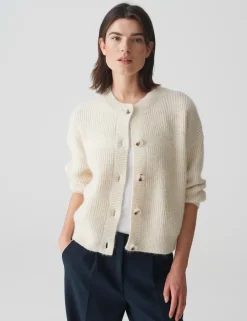 Opus gebreid vest 10370212876323 Beige New