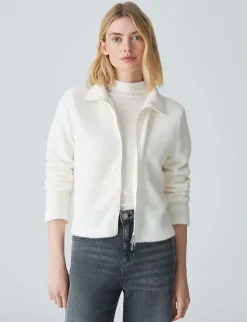 Opus gebreid vest 10331911771298 Offwhite Outlet