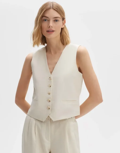 Opus gilets 10271511308254 Beige Fashion