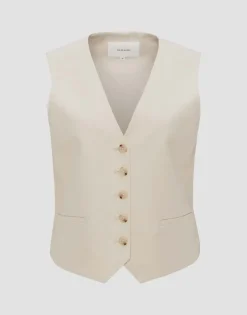 Opus gilets 10271511308254 Beige Fashion