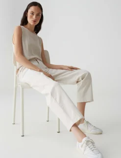 Opus jeans 10386810311316 Offwhite Fashion