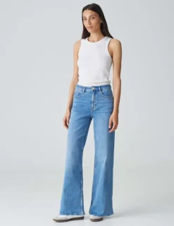 Opus jeans 1037165346100 Blauw Hot
