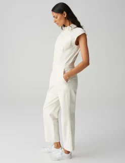 Opus jumpsuits 10400913076316 Beige Best