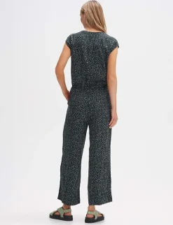 Opus jumpsuits 2455612184255 Donker Groen Sale