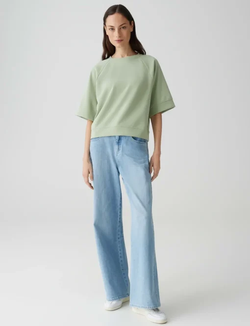 Opus trui 1039874829100 Licht Groen Fashion