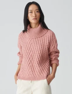 Opus trui 1033235934100 Roze Fashion