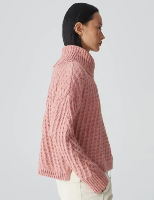 Opus trui 1033235934100 Roze Fashion