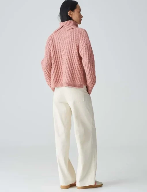 Opus trui 1033235934100 Roze Fashion