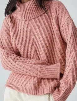 Opus trui 1033235934100 Roze Fashion