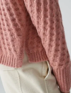 Opus trui 1033235934100 Roze Fashion