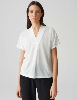 Opus t-shirts 10422013213360 Offwhite Fashion