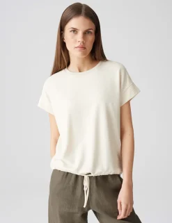 Opus t-shirts 10421013214100 Beige New